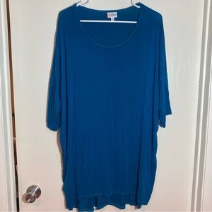 Lularoe‎ teal top 2XL